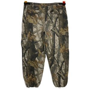 Camo Cargo Pants Realtree Hardwood 40x31 Baggy Hunting Grunge Streetwear Brown